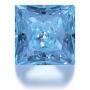 Фианит Arctic Blue квадрат принцесса 2,50 Signity