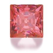 Фианит Salmon Pink квадрат принцесса 4,00 Signity ― Интернет-магазин Брилланс