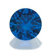 Синяя шпинель круг 2,00 Signity ― Интернет-магазин Брилланс